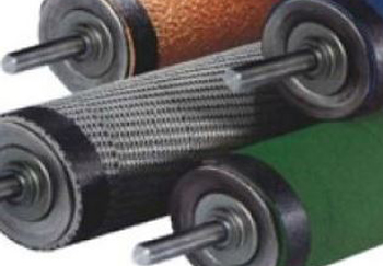 Rubber roller coverings